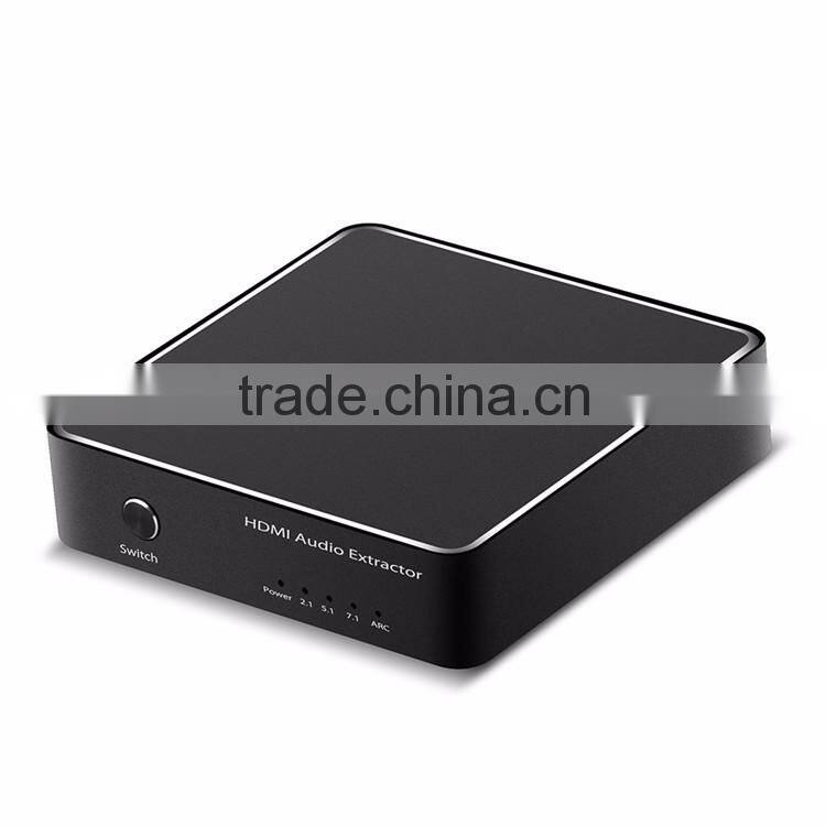 LINK-MI LM-HH02-Audio 1 Port HDMI input, 1 Port HDMI output and Audio Exctract Support HDMI2.0, HDCP2.2