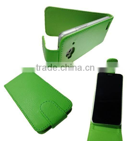 Flip Case Leather Pouch Skin Cover For ALCATEL One Touch Idol 6012D Mini