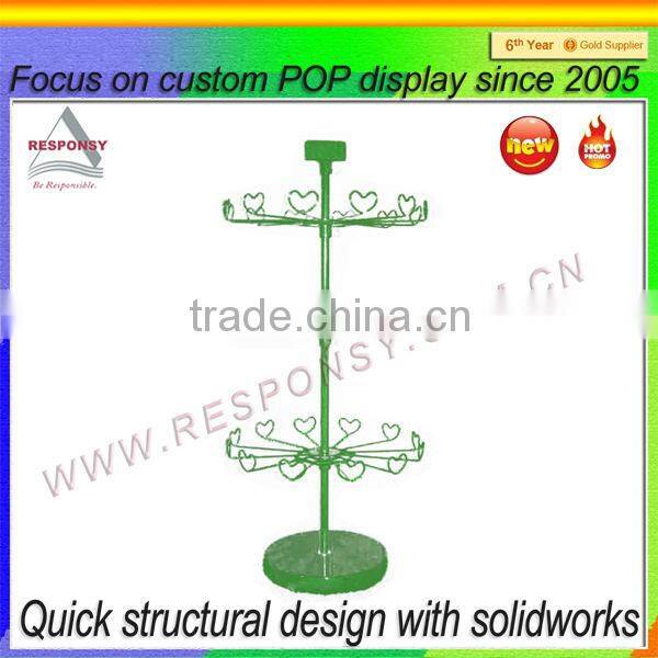 decorative metal gift hook display exhibitor - ec