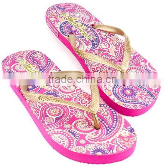 2016fashion ladies slippers ladies summer sandal Beautiful flip flop women