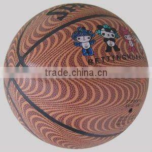 Leather basketball