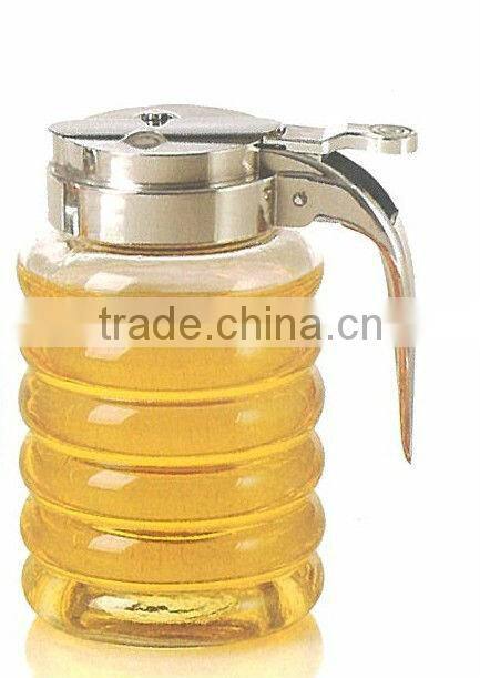 500ml empty glass bottle for cooking oil in kitchen
