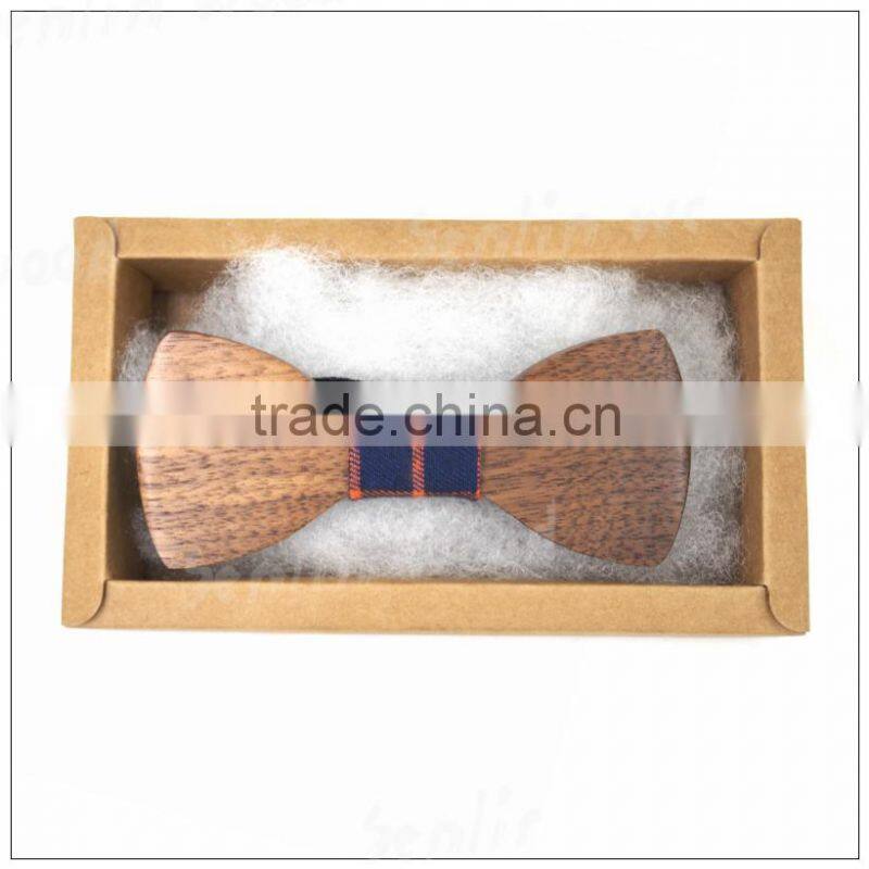 Fashion Handmade Natural Wooden Bow Tie
