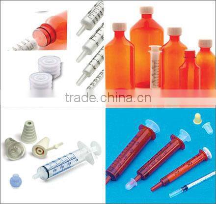 Disposable Color Plastic Milky Treat Syringes with Cap