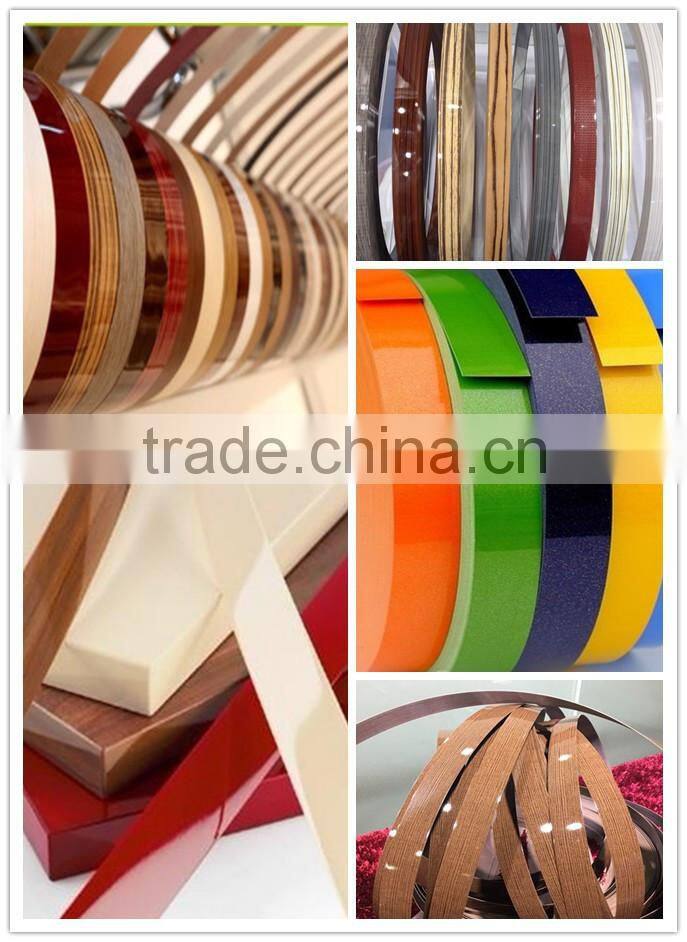 plastic edge trim,pvc plastic wood grain edge strips,furniture edge trim strip
