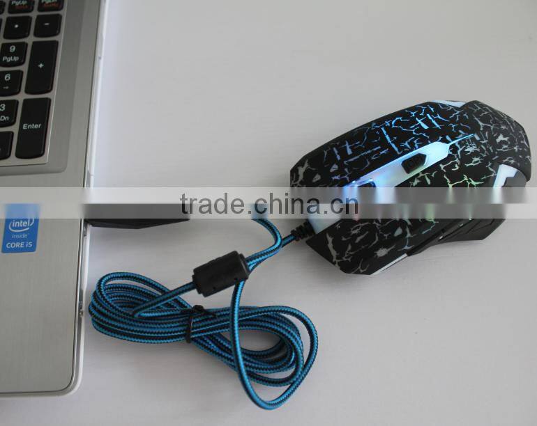 gaming mouse with breathing color lights gaming mouse glowing gaming mouse