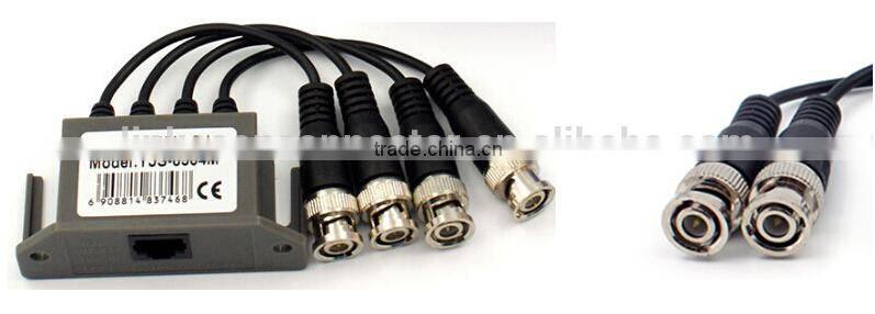 interference rejection CCTV 4 ch Passive utp video Balun