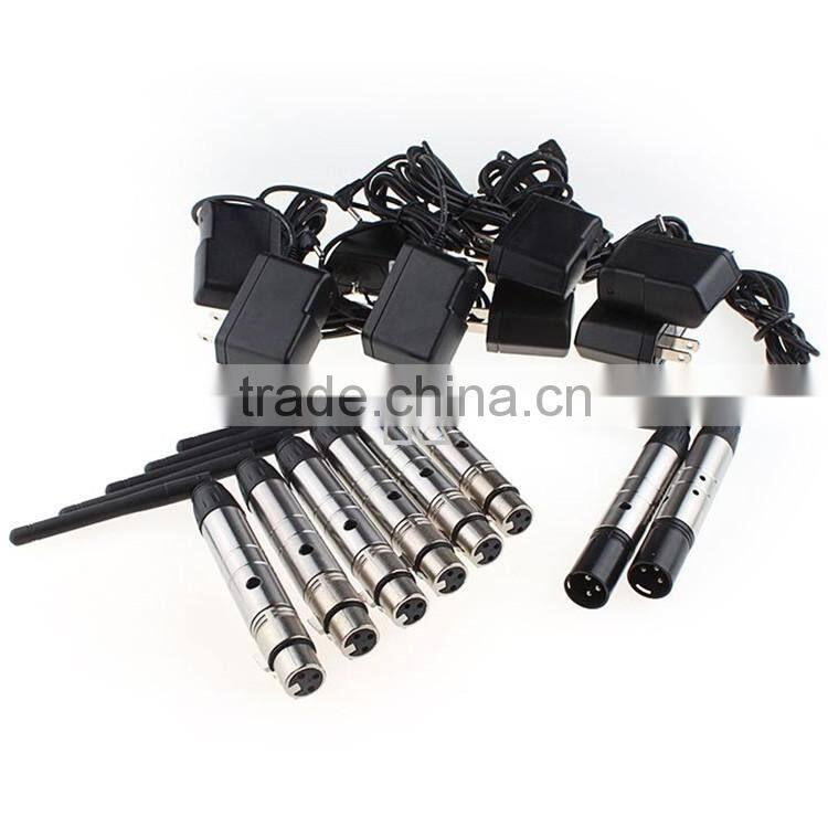DMX512 wireless XLR Plug transmitter and reciever