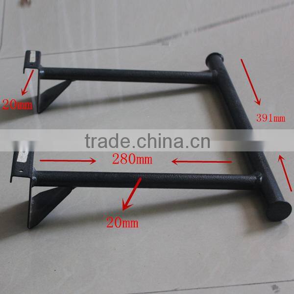 Matte Black Fastness Cossbar Hook Bar Shelf D300 x W400mm