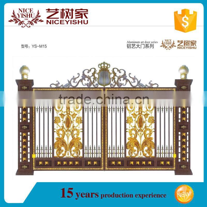 Customized aluminum main gate designs, gate design, different steel gate designs