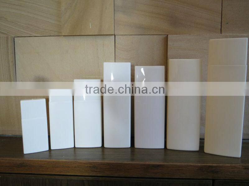 plastic cosmetic lotion bottle with screw top