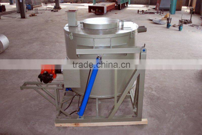 Tilt Pouring Aluminum Alloy Smelter Provider Scrap Aluminum Melting Furnace Factory