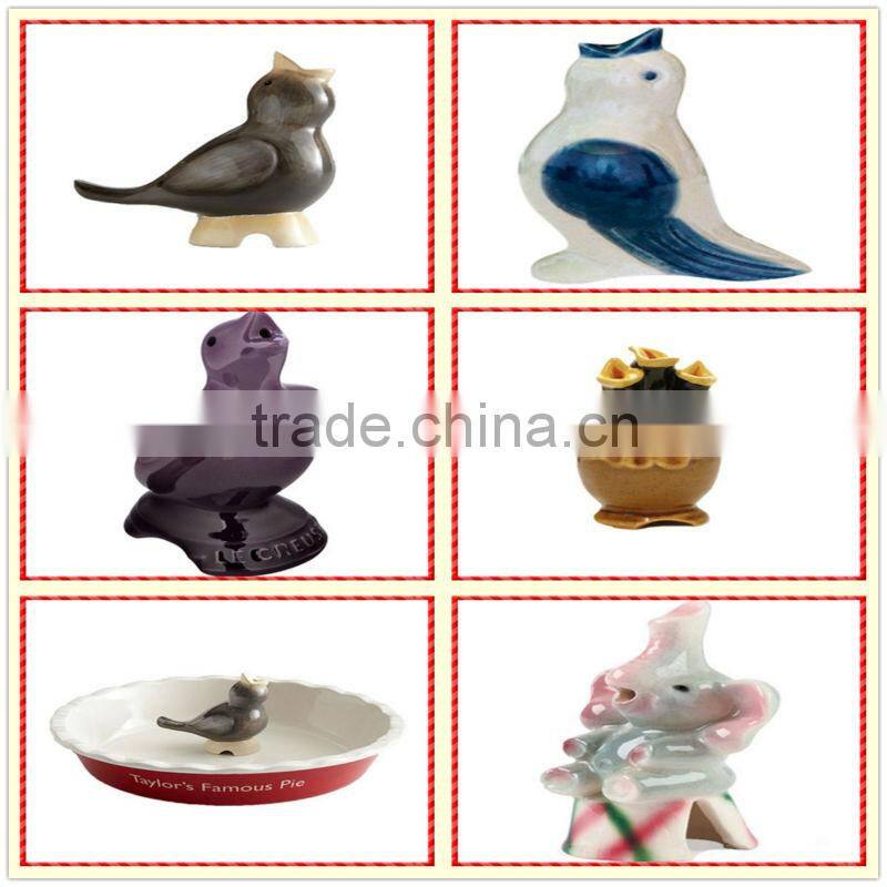 Red bird statues Ceramic Bird Figurine