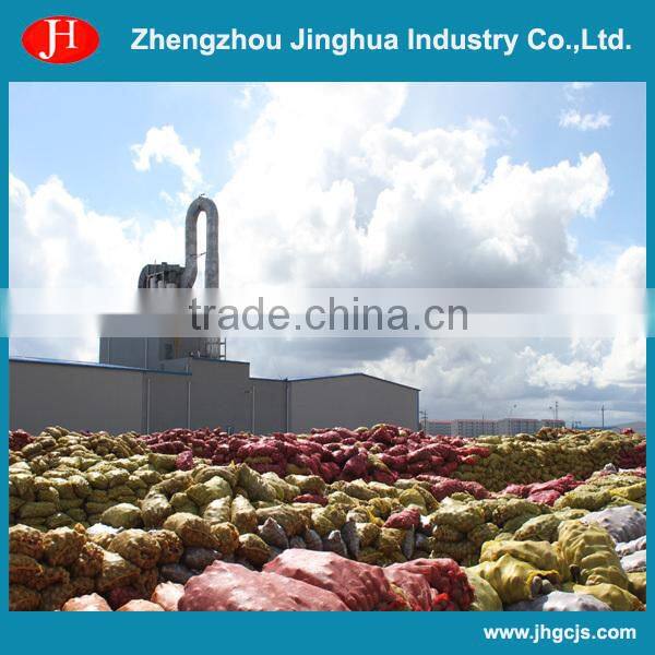 Automatic adjusted negative pressure starch airflow dryer