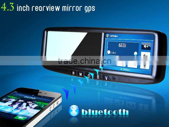 New Cheap Hot sale 4.3 " 4GB Memeory Win CE FM Transimitter 6.0 MTK 468MHz Car GPS Navigation with bluetooth/compass