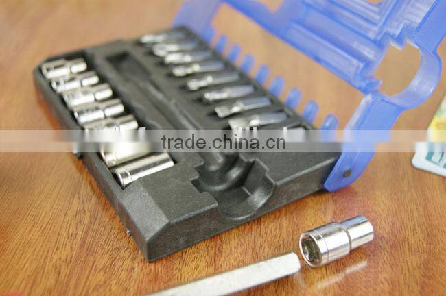 KEY POINT 20 in 1Multi combination tools screwdriver set one screwdriver Red and black shank massage