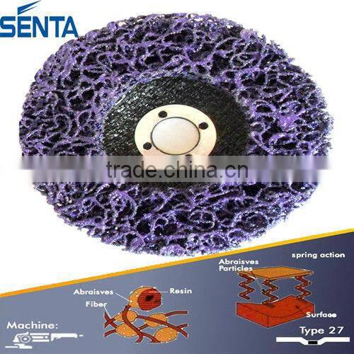 Colour Cleaning and Polishing Disc With Shaft