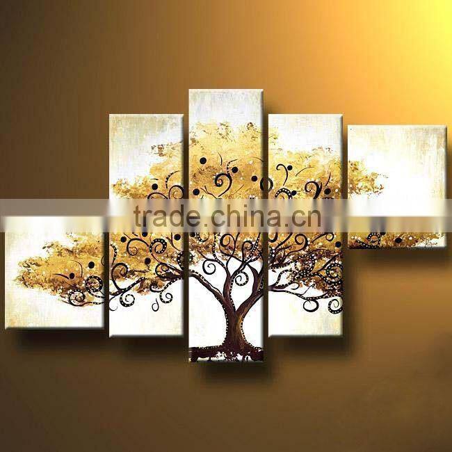2016 Flower modern wall hanging home decor flower oil painting 57079