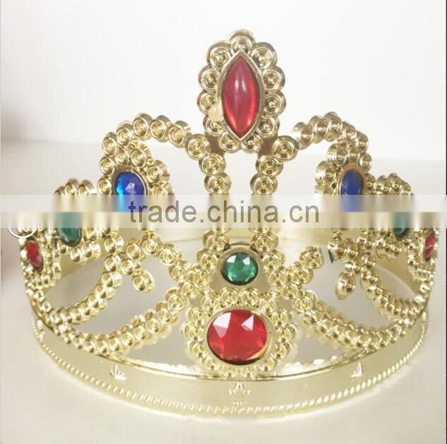 Plastic Crown Tiaras For Birthday Princess Angel Costume Crown