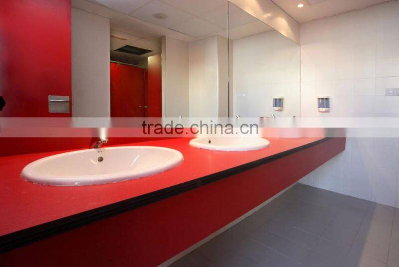 waterproof fire resistant phenolic hpl compact laminate / formica compact laminate hpl