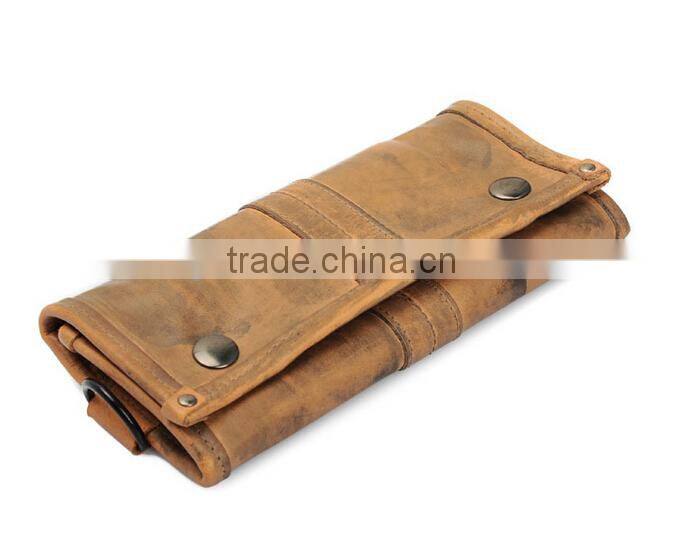 vintage men's business wallets high grade pure cowhide leather wallet