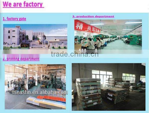 cartoon image printing metal tin boxes for students' stationery