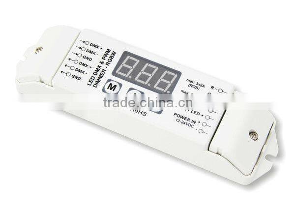 BC-834 high frequency 4 channel DMX 512 power decoder rgbw