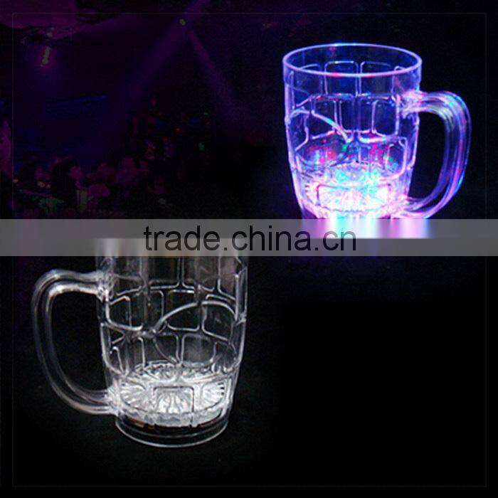 285ml Colorful Induction Beer LED Flash Cup for Party Supplies Christmas Gift