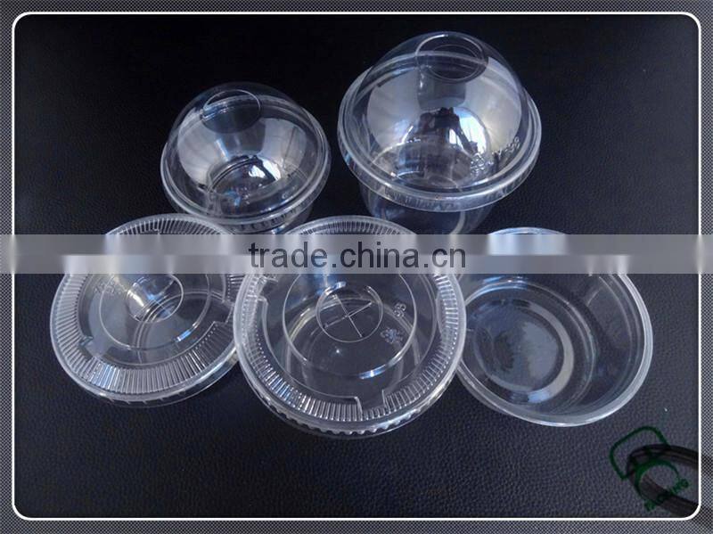 PET 6 oz 10 oz Dessert Cup Ice Cream Plastic Cup With Dome Lid