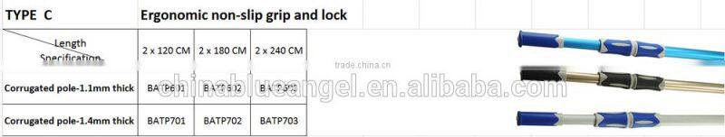 Factory price Silver Swimming Pool Telescopic Pole