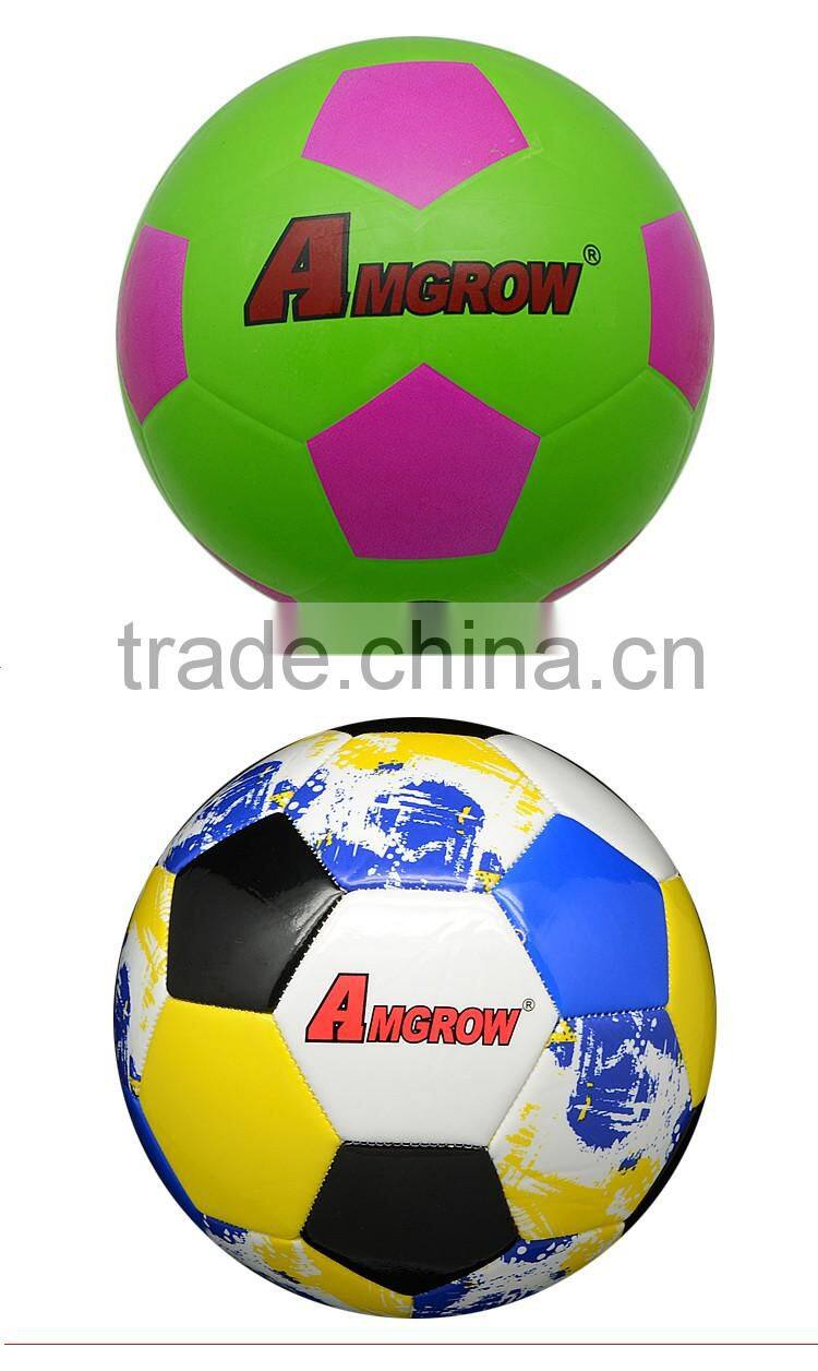 logo could be printed full color printing rubber soccer ball