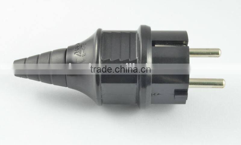 Hot selling alibaba China 2016 Schuko Germany France plug power adapters, 2 round pin europe 16A 250V plug adapter