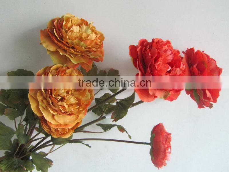 artificial ranunculus spray autumn YL531A