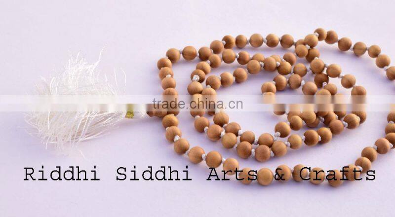 natural buddhist prayer bead loose/loose beads/sandalwood japa mala