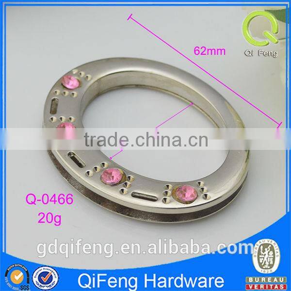 ladies accessories for rhinestone metal eyelet for handbag accessory