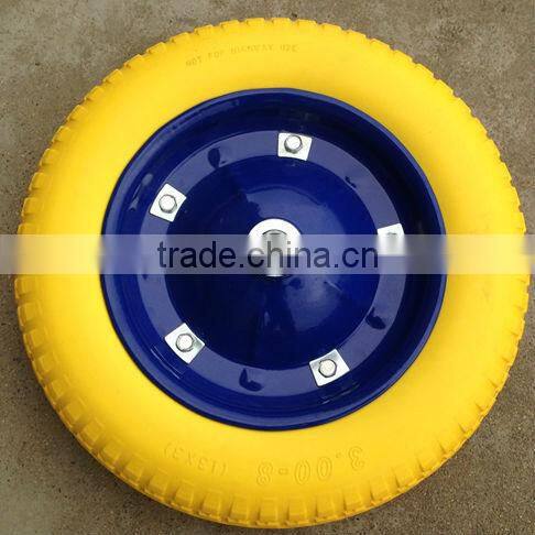 PU wheel for wheelbarrow