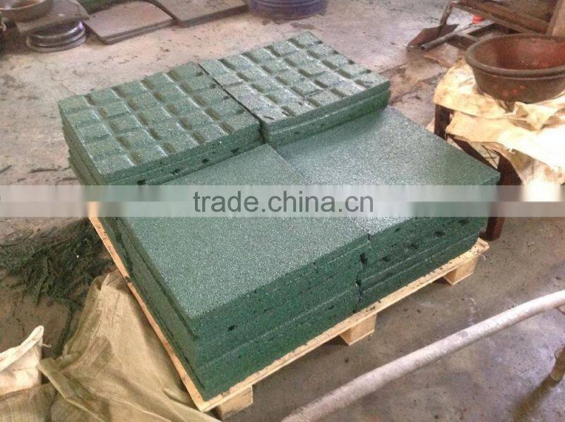 four column type rubber tile vulcanizer/rubber tile curing press/rubber floor vulcanizer