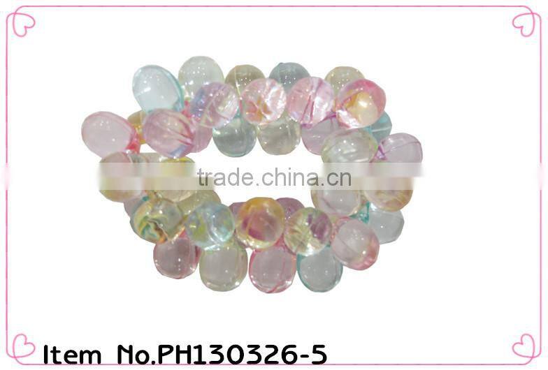 mini elastic hair bands with bead