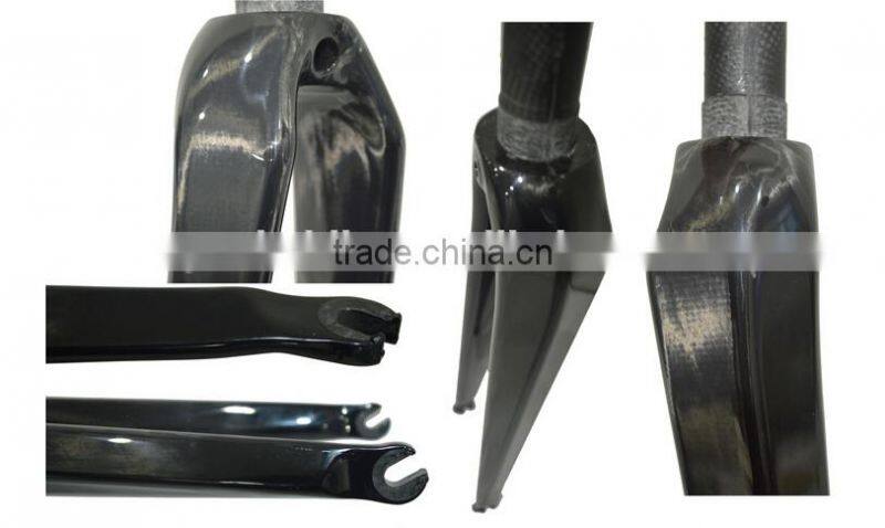 Factory price Road bike suspension front fork/ Carbon disc road bike fork/ carbon fork from Alibaba