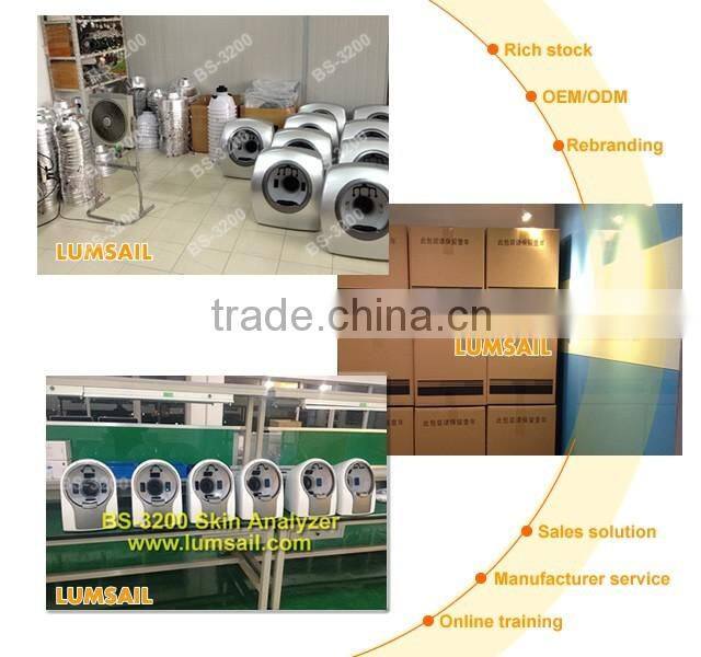 BS-3200 magic mirror 3d facial skin analyzer with camera beauty salon machine