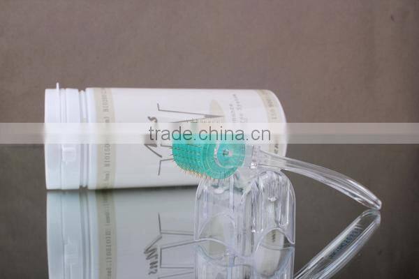 OEM Hot! MNS dermal roller with 192 penetrating needles titanium
