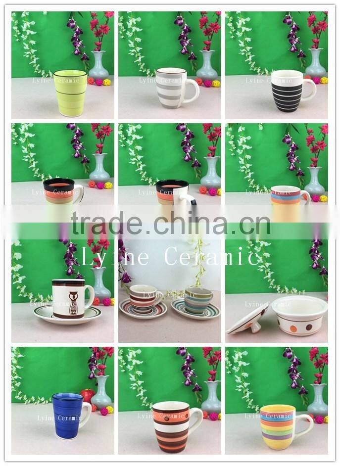 wholesale ceramic cup/ceramic coffee cup/ceramic tea cup with infuser
