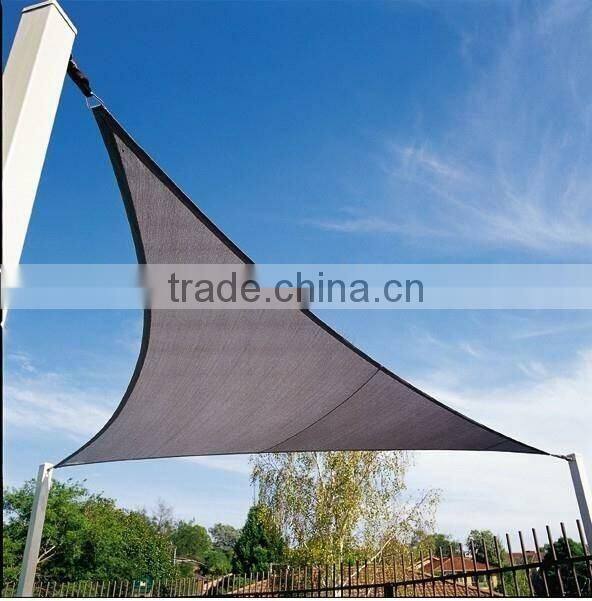 UV resistant triangle shade sail