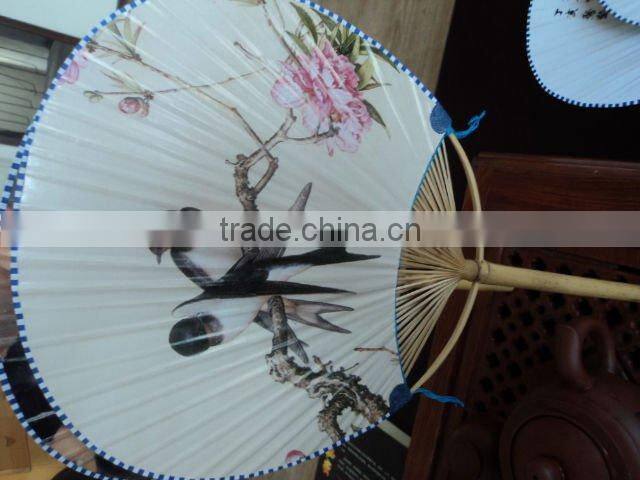 High quality luminous bamboo craft bamboo fan on sale