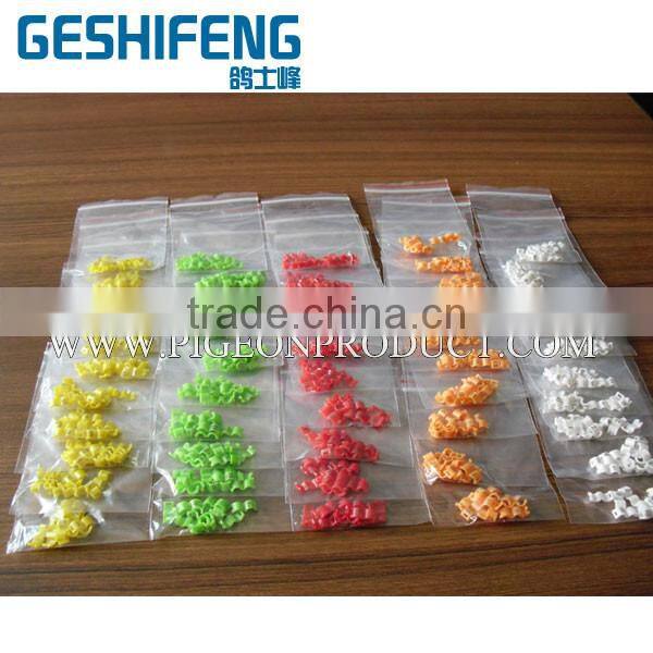 pigeon ring factory geshifeng factory plastic ring for bird tag made in China
