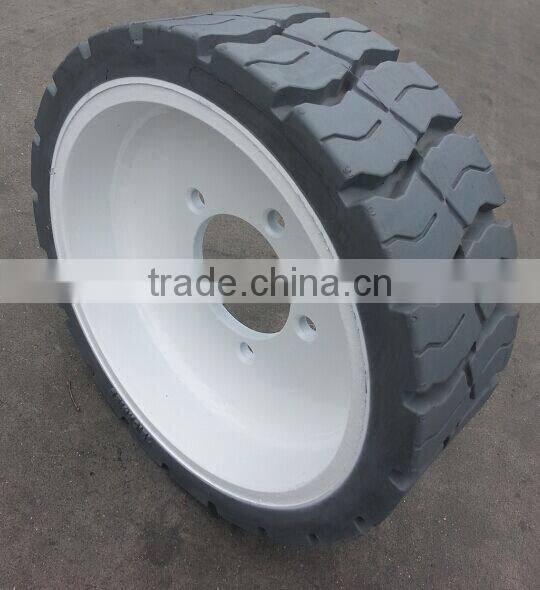 good price el 12 scissor lift solid tires 15x5 for sale