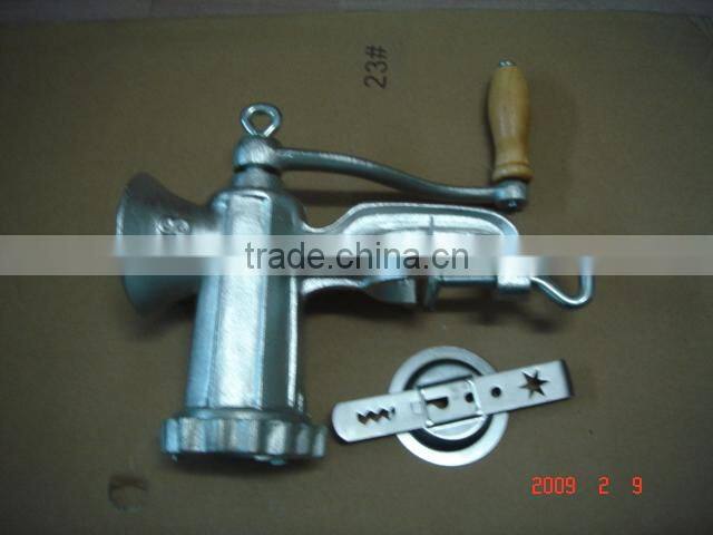 manual meat mincer No.8 plastic funnels