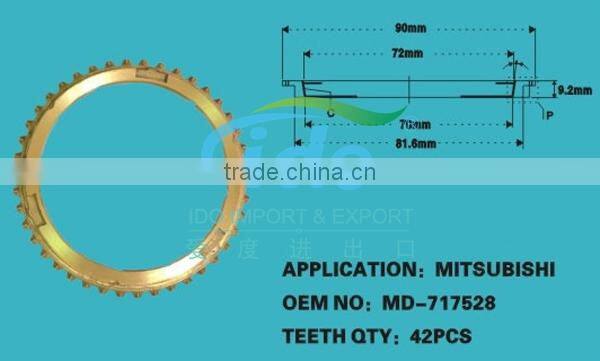 Sychronizer Ring for Mitsubishi DODGE 711 L200 MD717528 MD-717528