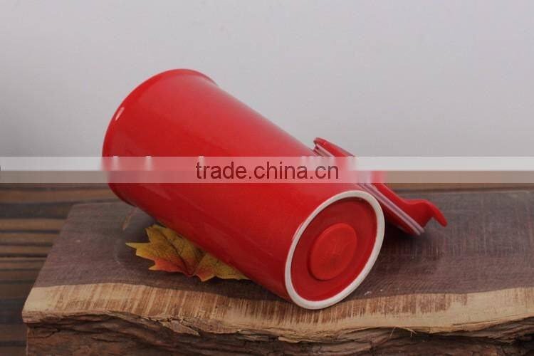 Eco 16-Ounce Ceramic Double Wall Thermal Coffee Tumbler