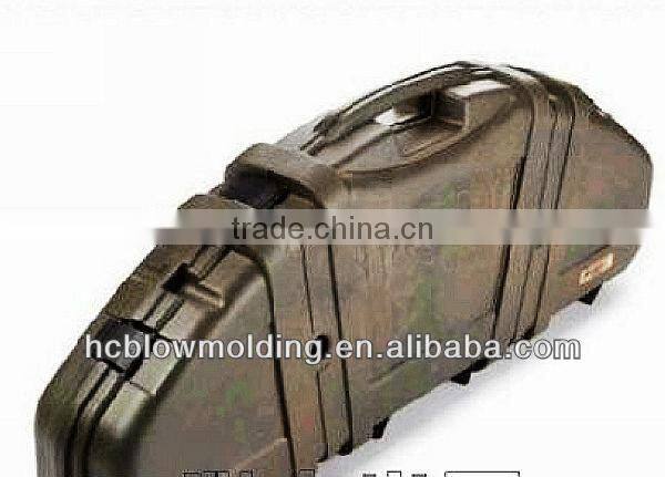 plastic gun case, riflescopes, laser range finder,tool case.